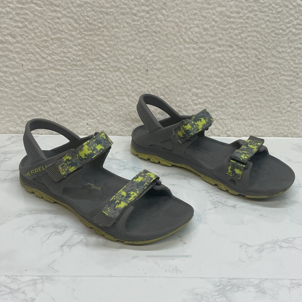 Merrell Hydro Drift Shoes Womens Size 5 Gray Green Yellow Sandals M Select Grip - Picture 5 of 11